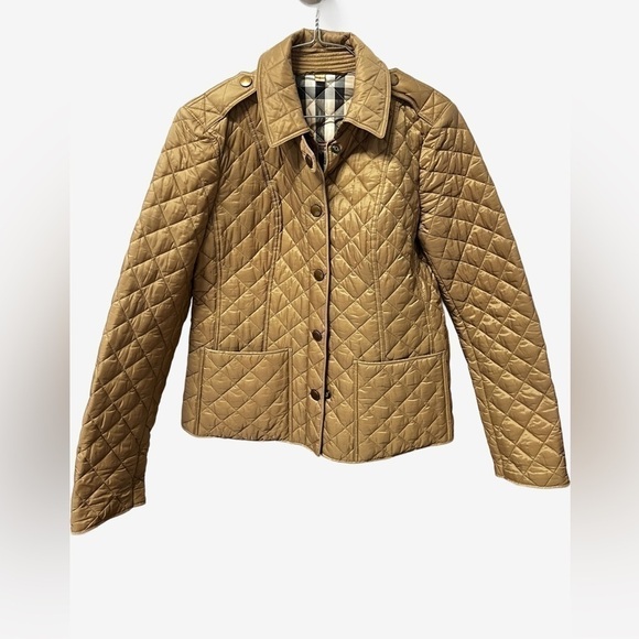 Burberry Jackets & Blazers - Burberry Quilted Jacket  Taupe or Brown